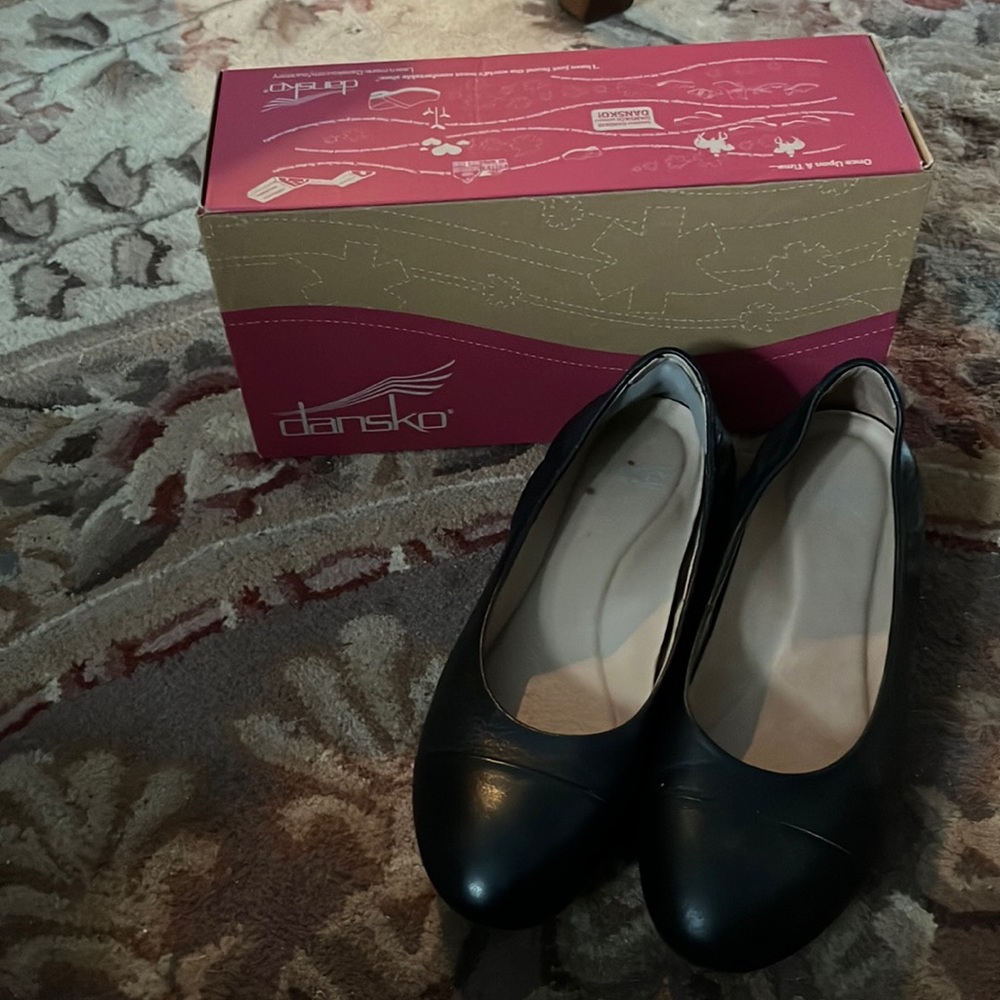 Dansko Black Flats
